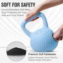 Soft Kettlebell, 15 LB Safe Strength Training Kettlebells for Women