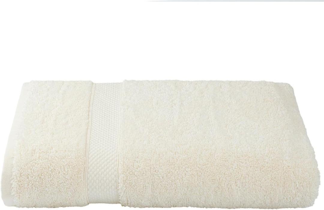 Extra Large Bath Towel Turkish Cotton, Contains 1 Extra Large Bath Sheet Towel, (Cream)