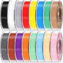 RAMBERY 200gx16 PLA+ Filament Bundle 1.75mm, 16 Colors PLA Plus 3D Printing Filaments, Dimensional Accuracy +/- 0.02 mm, 200gX16 Spools