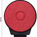 360 Degree Swivel Car Seat Cushion, Round Rotating Non Slip Vehicle Chair Pad for Elderly Support, Portable Removable Automotive Interior Seat Assist Pad, Universal for Sedan RV Truck (Red)