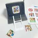 2.4''x2.4'' Square Paper Punch Cutter for Cutting Copy Papers, Glossy Photo Paper | Heavy-Duty Square-Corner Hole Punch for 2'' x 2'' Button Badge Making