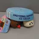 Emotional Support Ice Cream Cones by Relatable, Cuddly Stuffed Animals and Toys, Squishy Toys and Plushies, Great Gift Ideas for Loved Ones of All Ages, Includes 5 Plushies with Carrying Basket