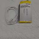 Acoustix (6-Ft) 3.5mm to 8-Pin Braided Auxiliary Cable - White