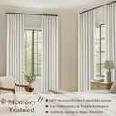 Natural Linen 100% Black Out Pinch Pleated Curtains 108 Inches Long 2 Panels Set for Bedroom Cream Back Tab Thermal Insulated Energy Efficient Blackout Curtains Living Room High Ceiling Length 9 Ft