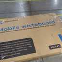 Rolling Dry Erase Board 60 x 46 - Large Portable Magnetic Whiteboard with Stand - Double Sided Easel Style Whiteboard with Wheels - Mobile Standing White Board for Office, Classroom & Home