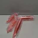 GuanQiao 40 Pack Pink Plastic Champagne Flutes, 5.5 Oz Clear Disposable Plastic Champagne Glasses, Wine Glasses Cups for Valentines Wedding Celebration Birthday Party New Years Eve Supplies