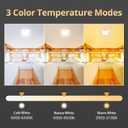 NAOEVO RV Lights Interior 2070LX, 1500LM RV LED Light Interior 12V, Camper Lights with 3 Color and Stepless Dimming, Energy-efficient Ceiling Light for Trailer Boat Car(8Pack, 2900-6500K)