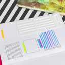 2 x 9 Pcs Handmade Flexible Record Template, 3 Style Planner Stencils Set Reusable Templates for Bullet Journals, Task Lists & Daily Organization  Compatible with Coils, Discs & Rings