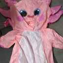 Spooktacular Creations Kids Inflatable Costume, Full Body Pink Axolotl Air Blow Up Halloween Costumes