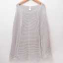 Wolford Gray Knit Wool Pullover Cape Size S 160/90