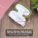 Plush Case Cover Compatible with Apple Airpods pro 3 Handmade Knitted Cartoon Creative Funny Cute Earbuds Headphone Cases (MJ-BG+Green,for Airpods pro 3)