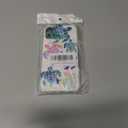 Sea Turtles Case for iPhone 12,Ocean Creatures Pattern Design for Women Men,Soft Transparent TPU Bumper Case for iPhone 12