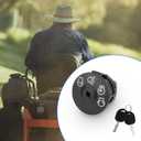 Lawn Mower Starter Ignition Switch with Key 7 Terminals for Husqvarna Sears Craftsman John Deere Parts, 4 Position Ignition Starter Switch Compatible with 175566 175442 GY20074 and More