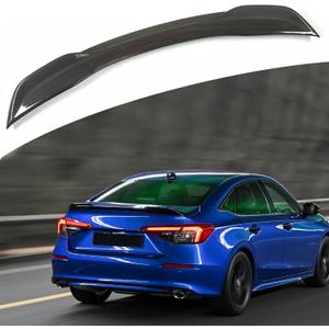 Rear Spoiler Compatible with 2022-2024 11th Gen Civic 4-Door Sedan Civic Sedan Spoiler Trunk Rear Spoiler Wing Lip for Civic Sedan Accessories