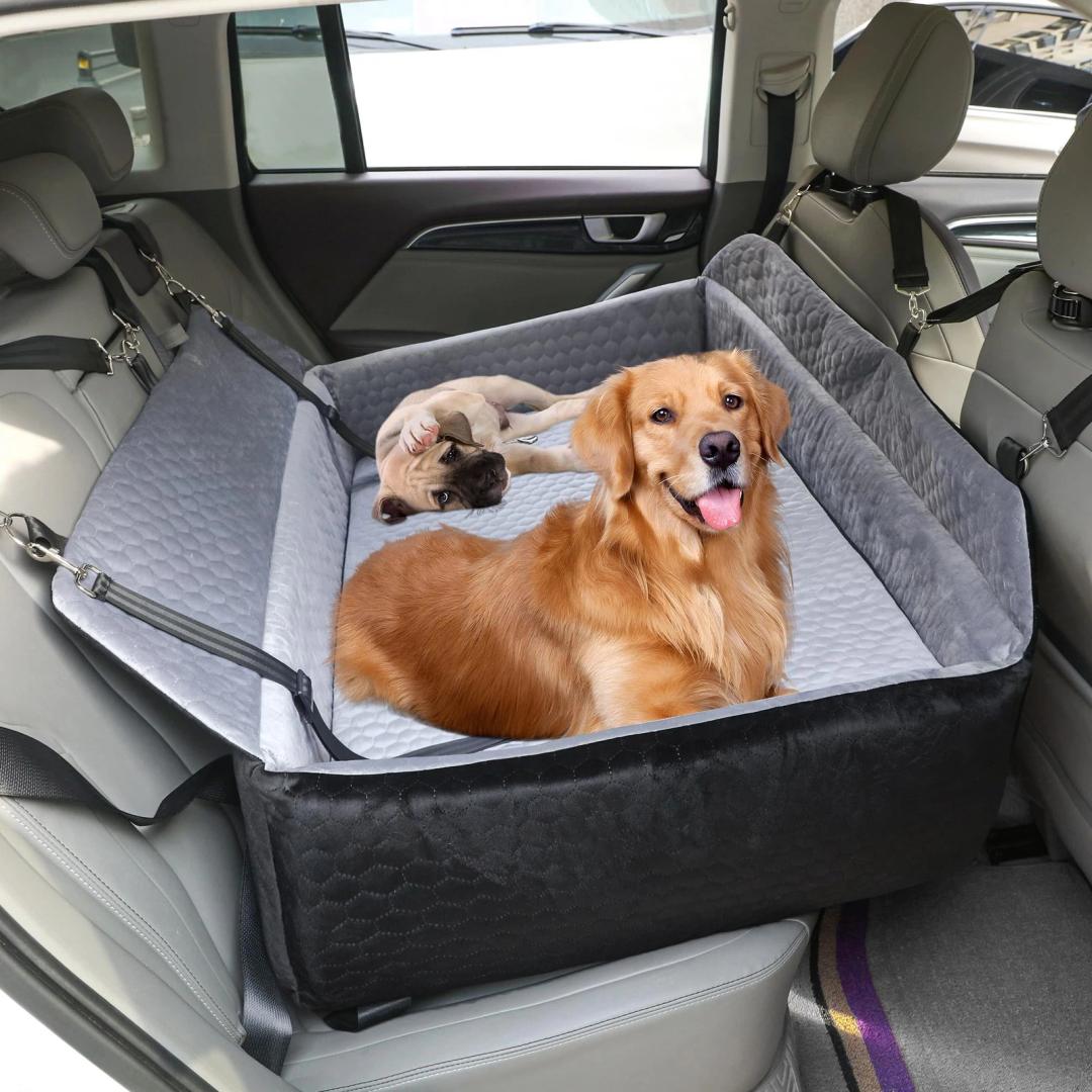 HOMBYS 42" L Dog Car Seat for Large and Medium, 4.2" Thick Dog Car Booster Seat