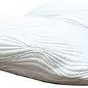 AC Pacific Nidra Collection Gel Infused Memory Foam Queen/Standard Sized Pillow, White, 2 Piece, 2 Count