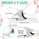 LemonRoad 8 Pack 4.17 Inch Dress Clips Clothing Clamps for Fitting Bridal Seamstress Mannequin Heavy Duty Fixed Clamp Wedding Photographer Fashion Designers Dress Makers Salespeople