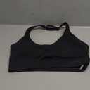 Open Back Halter Sports Bra for Women,Compression Workout Padded Crop Top Scoop Neck Bras High Support for Gym,Yoga, Larg