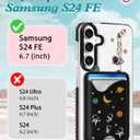 Toycamp for Samsung Galaxy S24 Fe Case - Compatible with Magsafe Credit Card Holder Wallet Magnetic Cute Women Teen Girls Kawaii Girly Unique Man Boys Design Phone Cover for Galaxy S24 Fe