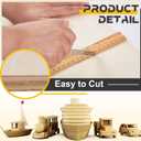 Juexica 6 Pcs 24" X 36" X 1/8" Basswood Sheets 3mm Plywood Board Craft Wood Thin Sheets for Arts Crafts Woodworking Scroll Sawing Projects Painting Drawing Laser Cutting Projects