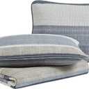 Nautica- King Quilt Set, Cotton Reversible Bedding Set, All Season Designer Home Dcor (Ridgeport Beige, King)