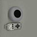 Kids' Nightlights with Clock & Remote, 3 Color Dimmable Plug-in Night Light, Auto Timer for Bathroom & Toilet