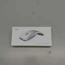 Bluetooth Wireless Arc Travel Mouse, Dual Model (2.4G+BT5.1) Rotating Foldable Mouse for Microsoft, Rechargeable Slim Portable Mice for Laptop, Notebook, PC, MacBook, Chromebook - Silver