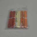 Capesaro Orange Paper Pom Poms - Peach Tissue Pom Poms Decorations for Party Hanging Decor - 15 Piece Set