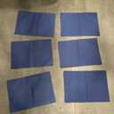 Aida Cloth 14 Count Cross Stitch Fabric,12×18inch,6Pcs (Navy)