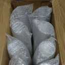 200 Pack 12oz Silver Plastic Cups with Rimmed Edges - Disposable, Recyclable, BPA Free, Food Safe, Modern Style, Perfect for Parties, Weddings, Birthdays, Festivals, 12oz Capacity Each