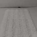 Yimobra Bathroom Rug Mat 32 x 20, Non Slip and Super Absorbent Bath Mat,Machine Washable Quick Dry,Ultra Plush Chenille Shower Rugs for Bathroom Floor Sink Tub and Shower Outside,White