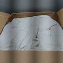 Hotel Grand Luxury White Goose Feather Down Fiber Comforter King Size, 100% Cotton All Season Duvet Insert King, Fluffy Medium Warmth Bedding Comforter with 8 Corner Loops, White 106x90 Inch