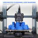 ELEGOO PLA Filament 1.75mm Dark Blue 1KG, 3D Printer Filament Dimensional Accuracy +/- 0.02mm, 1kg Cardboard Spool(2.2lbs) 3D Printing Filament Fits for Most FDM 3D Printers