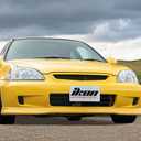 Grille Compatible With 1999-2000 Honda Civic, T-R Style ABS Plastic Black Front Bumper Grill Hood Mesh by IKON MOTORSPORTS