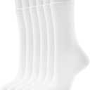 Womens Crew Socks 9 Pairs Pack Size 6-11