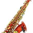 Liyafy Foldable Saxophone Bracket Alto Tenor Sax Stand Universal Wind Instrument Bracket with Leather Bag