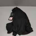 Men's Fashion Mock Turtleneck T-Shirts Long Sleeve Pullover Sweater Basic Designed Undershirt Slim Fit Top (Large, Black)