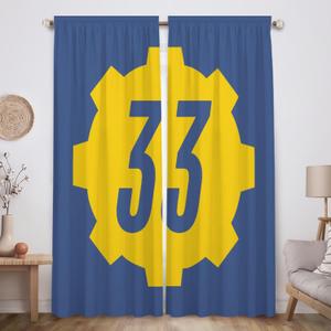 Funnytree Post-Apocalyptic Adventure Window Curtains Wasteland Wanderer Drapes Bedroom Home Room Decor Durable Fabric Machine Washable 82" X 84" SC00283-013