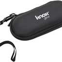 Knox Gear Recorder Case - Small Hard Case with Zipper & Inner Storage Pouch - Fits Sony UX560 and Most Digital Voice Recorders - Travel Audio Carrying Case for Playback Pocket Recorder & Electronics
