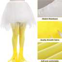 Xtinmee 2 Sets Funny Halloween Fried Chicken Couple Costume White Suit Chef and Funny Chicken Costume Set for Adult Men Women