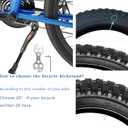 VECKUSON Kickstand for Kids Bike, Bicycle Kickstands Center Mount for 16 18 20 22 Inch Bicycles Adjustable Aluminum Alloy Kickstands for 16-18-20inch 18-20-22inch Mountain Bike