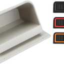 auovo Fuse Box Coin Container Storage Tray Compatible with Subaru Crosstrek Impreza XV Forester Legacy Outback WRX STI Ascent (Beige Tray with Orange Red Black Liners)