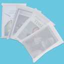 Clothes Packaging Bags for Shipping - 100 Count 9.8413.77 Inch Frosted Plastic Zipper Storage for Small Business, T-Shirt, Document Organizer - 3.15 Mil With Air Hole