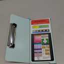 Nursing Clipboard Foldable Pocket Size-Nursing Edition Cheat Sheets Aluminum 3 Layers Foldable Clipboard Nursing Nurse Clipboard Foldable fits in Nurses Doctors(Mint)
