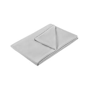 Weighted Blanket Cover, 48 x 72, Coffee Color, Washable, 8 Ties