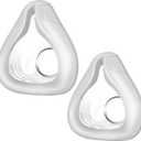 2 Packs Replacement Cushion for AirFit F20, Reliable Seal & Softer Fit, Compatible with Original Frame, Accessories Replacement Supplies (Medium)