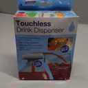 Magic Tap Automatic Drink Dispenser for Fridge, White (1 Pack), No Spill Milk Dispenser for Fridge, Automatic Milk Dispenser Pump for Gallon Jugs, Water & Juice, Fits Most Bottles, Batteries Required