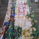 ZTHMOE 1PC 16x7ft Merry Christmas New Year Garage Door Banner Decorations Xmas Winter Pine Tree Gift Balls Photography Backdrop Home Family Wall Cover Holiday Party Supplies