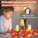 Fall Candle Holder Fall Table Centerpiece with Lights Thanksgiving Table Decor with Pumpkins Berries Maple Leaves Autumn Harvest Decoration with 3 Candle Holders for Dining Table Fireplace Home Decor