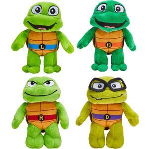 Teenage Mutant Ninja Turtles Tales of The TMNT Toddler Plush 4pk